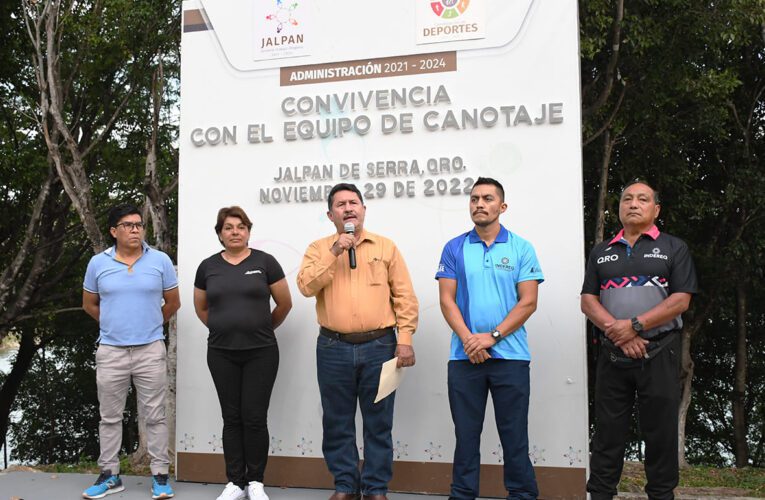 Gobierno Municipal reconoció la buena representación de Jalpan en la XXX Regata de Canotaje en Tuxpan 2022