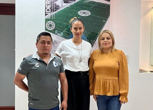 Lupita Ramírez gestiona ante el INDEREQ infraestructura deportiva