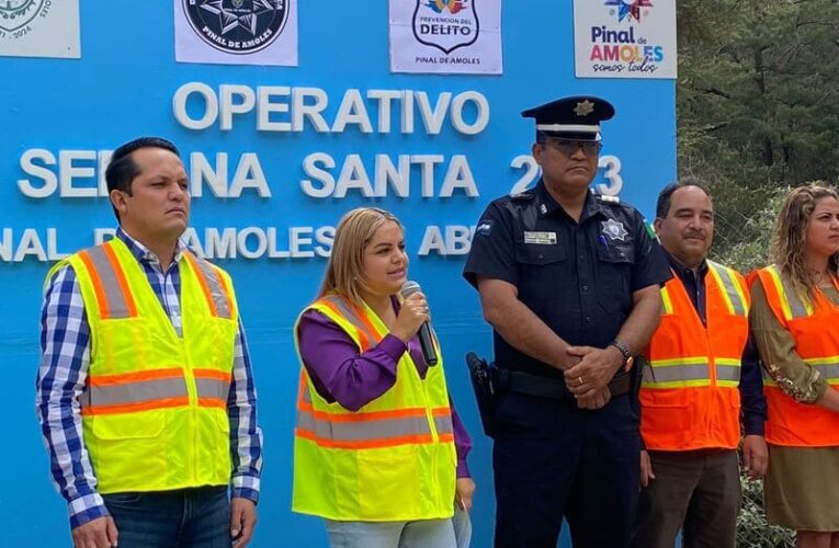 Lupita Ramírez encabeza Arranque del operativo de seguridad Semana Santa