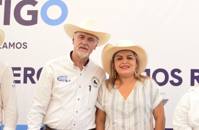 Participa Lupita Ramírez en la entrega de forraje a ganaderos de bajos recursos