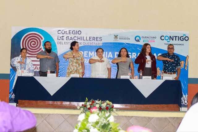 Marina Ponce amadrina a la generación 2020-2023 del EMSAD 20 Landa de Matamoros