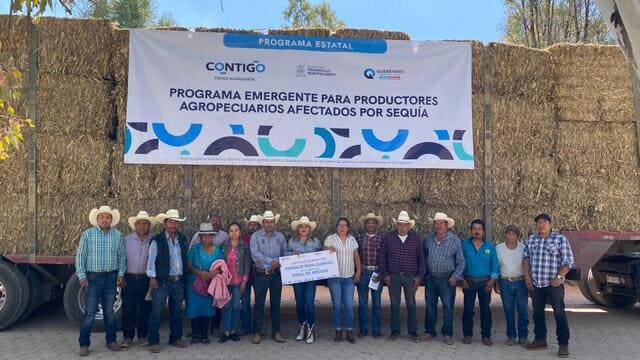 Asiste Lupita Ramírez al programa de Apoyo con Forraje a Ganaderos del Estado Afectados por la Sequía